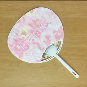 Liz Lisa Japanese Kawaii Floral Pink White Handheld Fan (34.5cm)